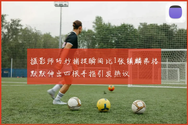 摄影师巧妙捕捉瞬间比1张镇麟弗格默默伸出四根手指引发热议